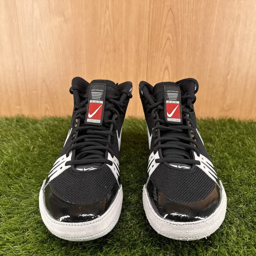 Nike Freek Black White Wrestling Shoes 316403-011 Men's Size 10.5